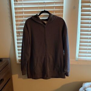 Danskin Men's Charcoal Zip-Up Sweater